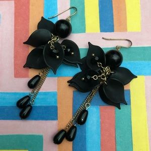 Floral earrings